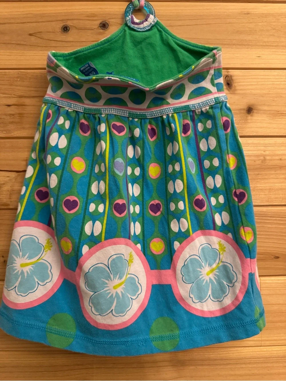 Y2K The Children’s Place Small 5/6 Colorful Retro Halter Top Colorful Bright
